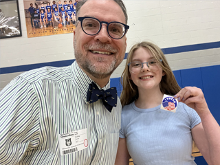 Brian inspiring the next generation of voters